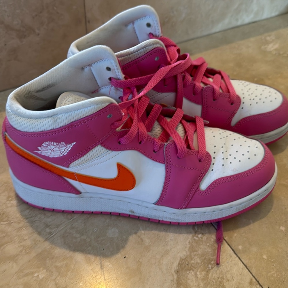 Nike Air Jordan’s Pink and Orange